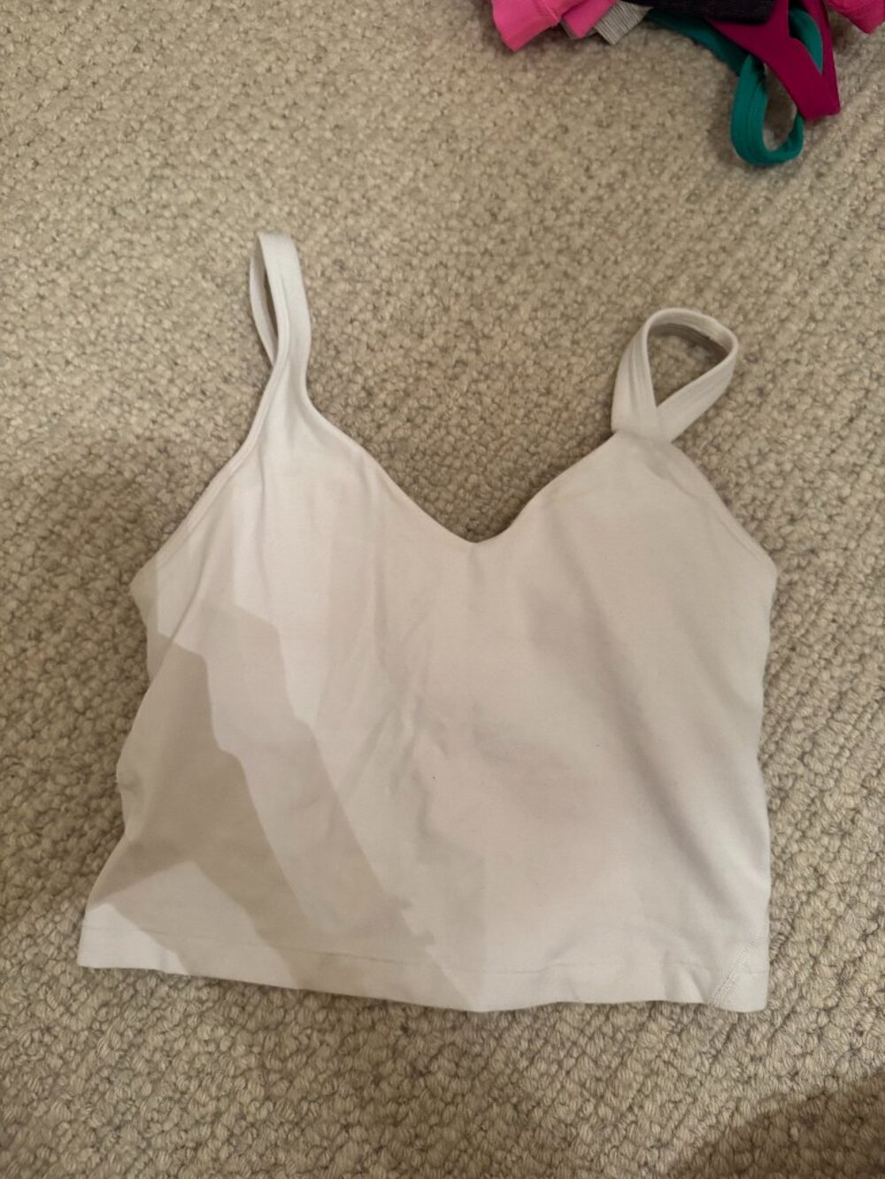 lululemon align tank top, size 2, white